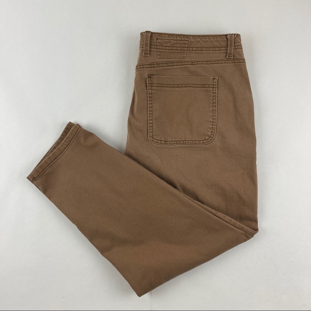 Vanilla Star Pants Womens Juniors 19 Tan Straight Leg Pockets